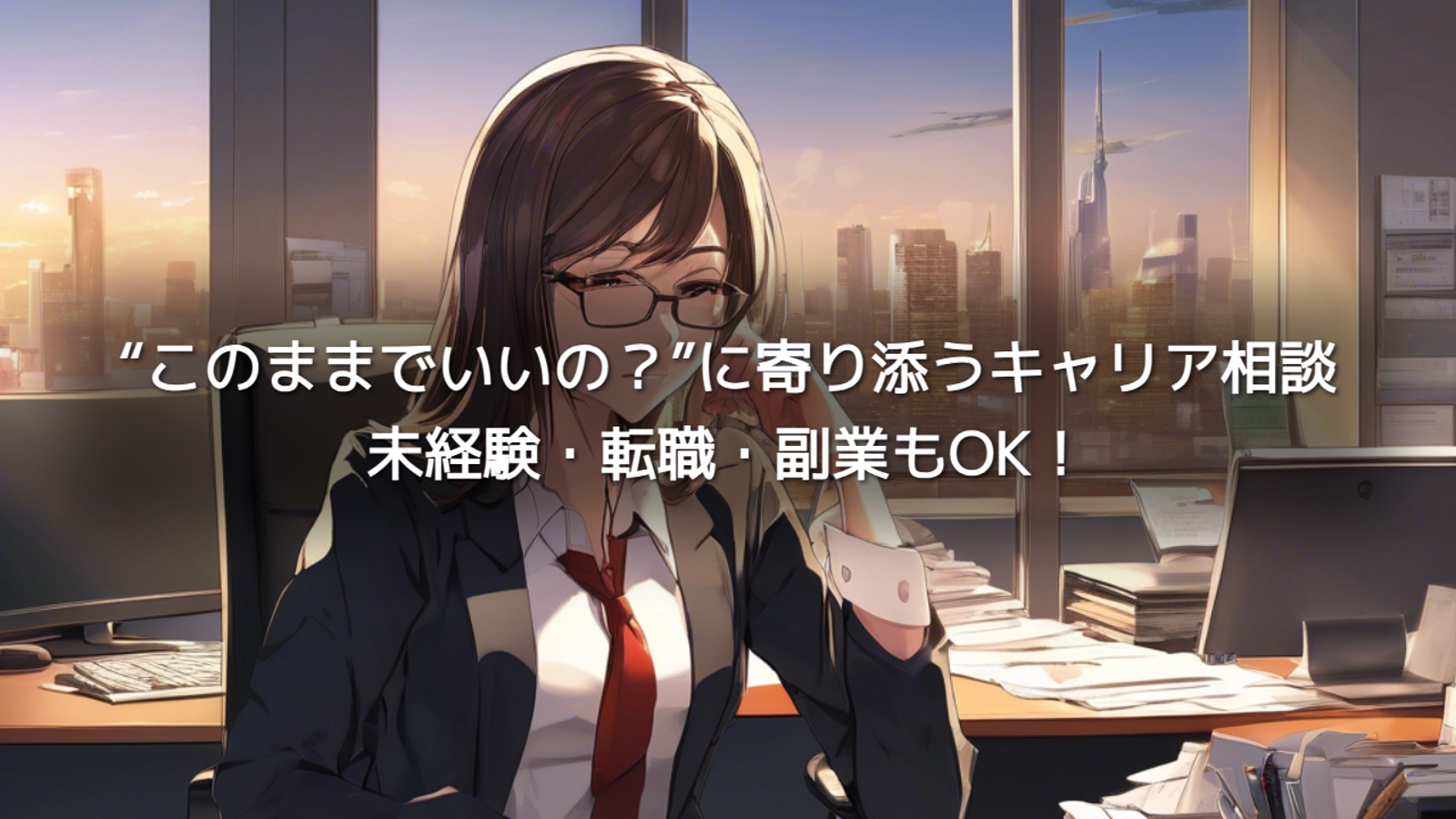 “このままでいいの?”に寄り添うキャリア相談|未経験・転職・副業もOK!-image1