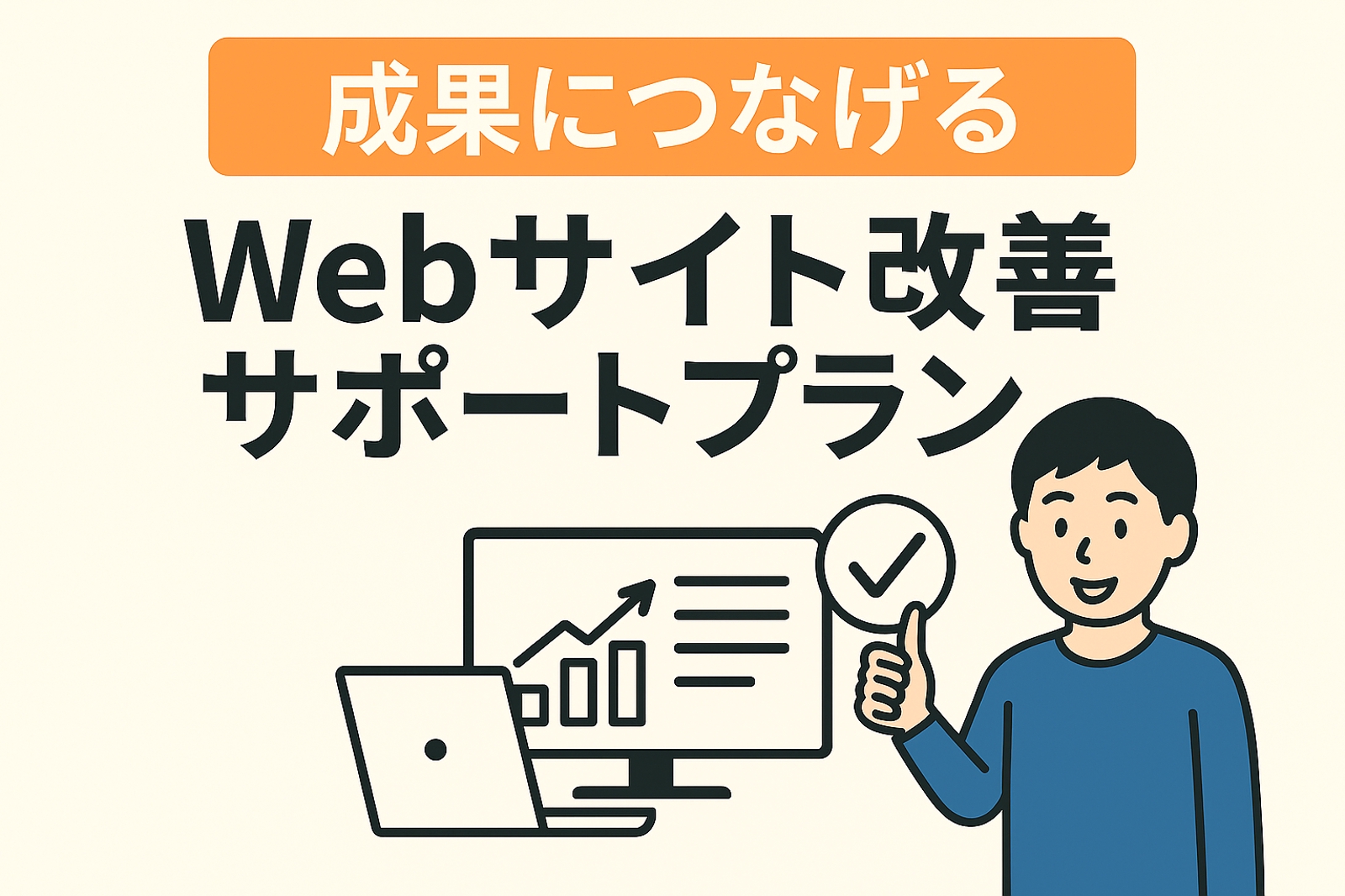 【成果につなげる】Webサイト改善サポートプラン-image1