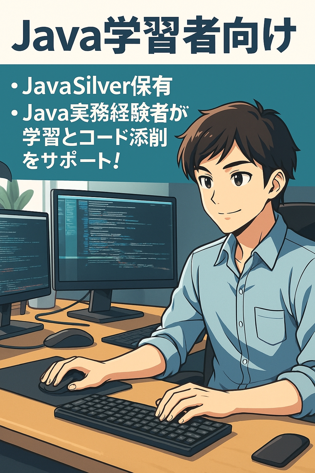 【Java学習者向け】JavaSilver保有・実務経験者が学習とコード添削をサポート！-image1