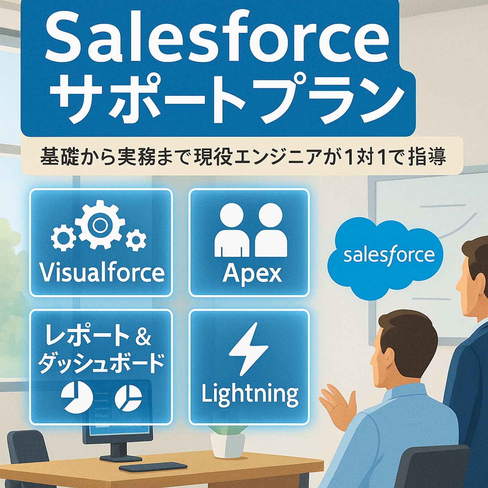 Salesforce を [現役エンジニア／ 新人研修講師] がサポートします-image1