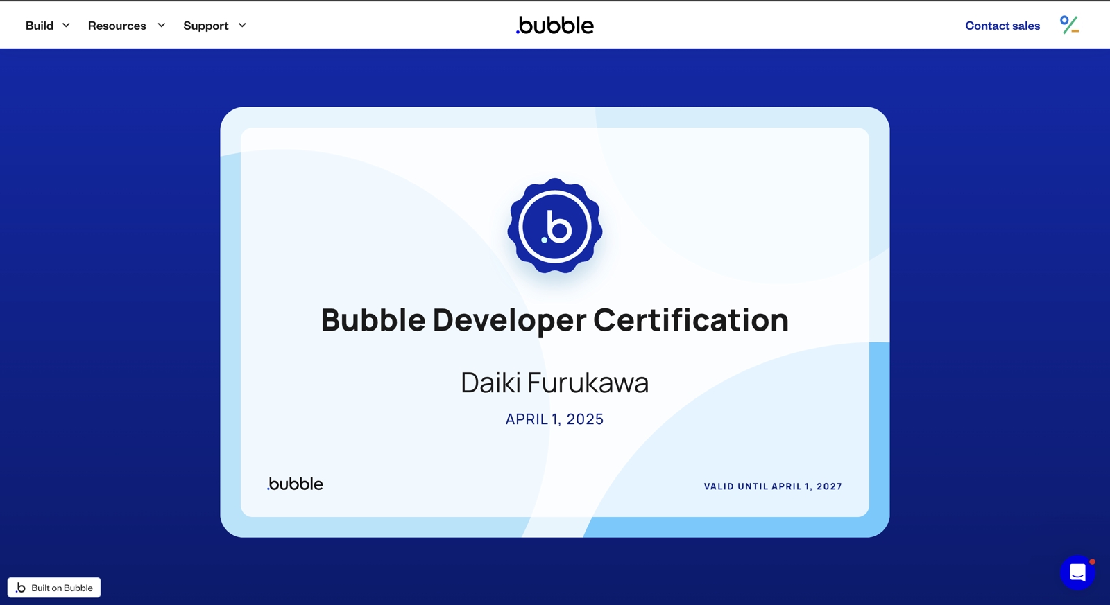 【初回相談1,000円】Bubble歴6年目の公認開発者がBubbleの困りごとを解消します！-image1