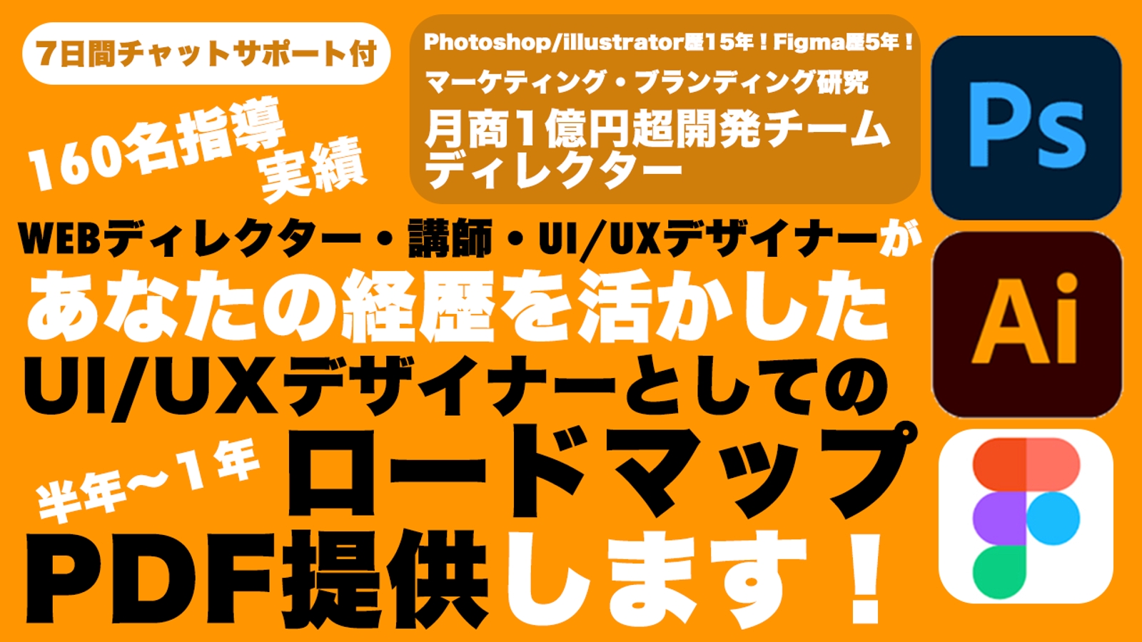 UI/UXデザイナーを目指す方へ。貴方の経歴を活かしたUI/UXデザイナーの専用ロードマップ提供！-image1