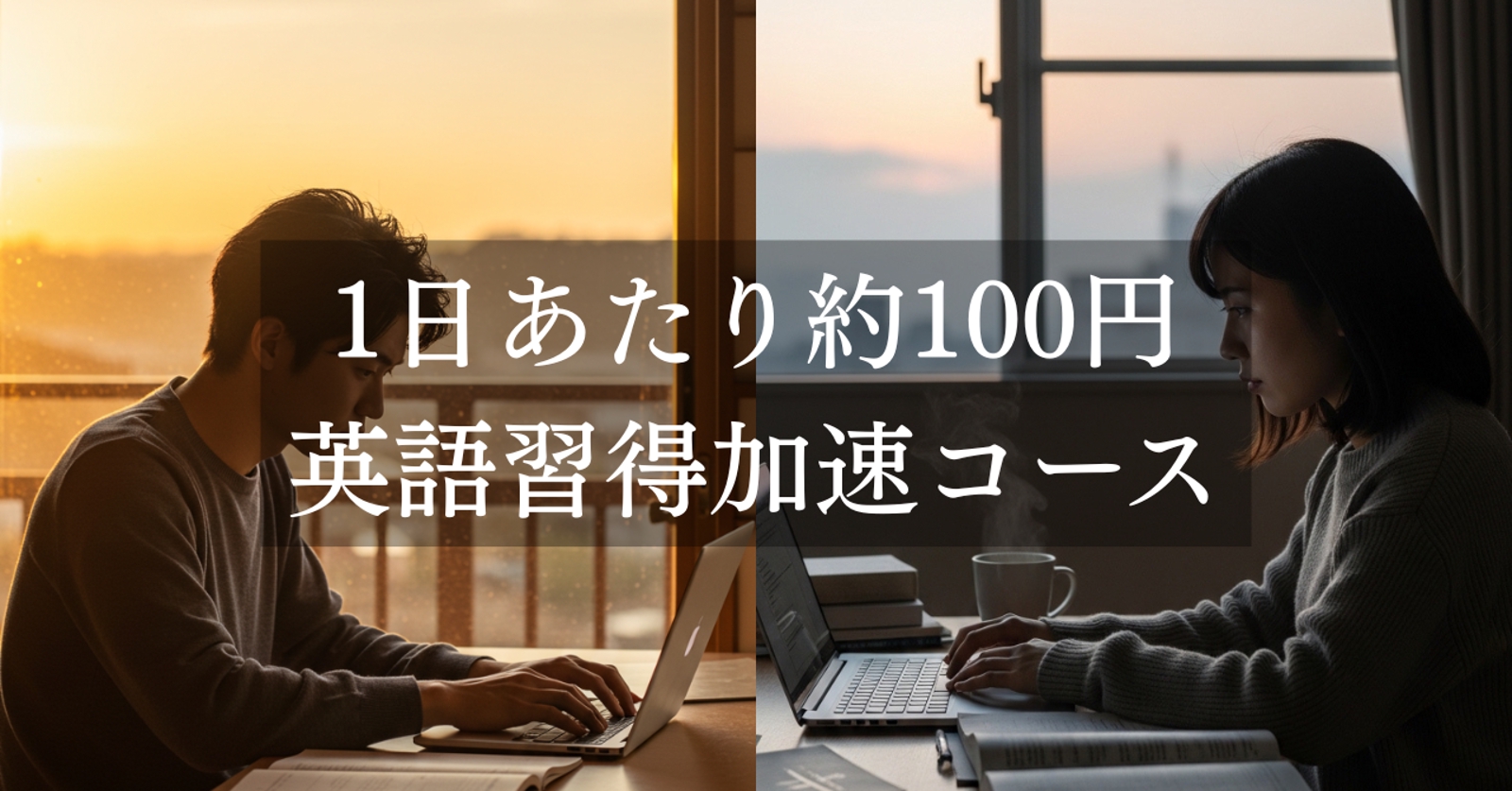 1日あたり100円！　英語習得加速コース-image1