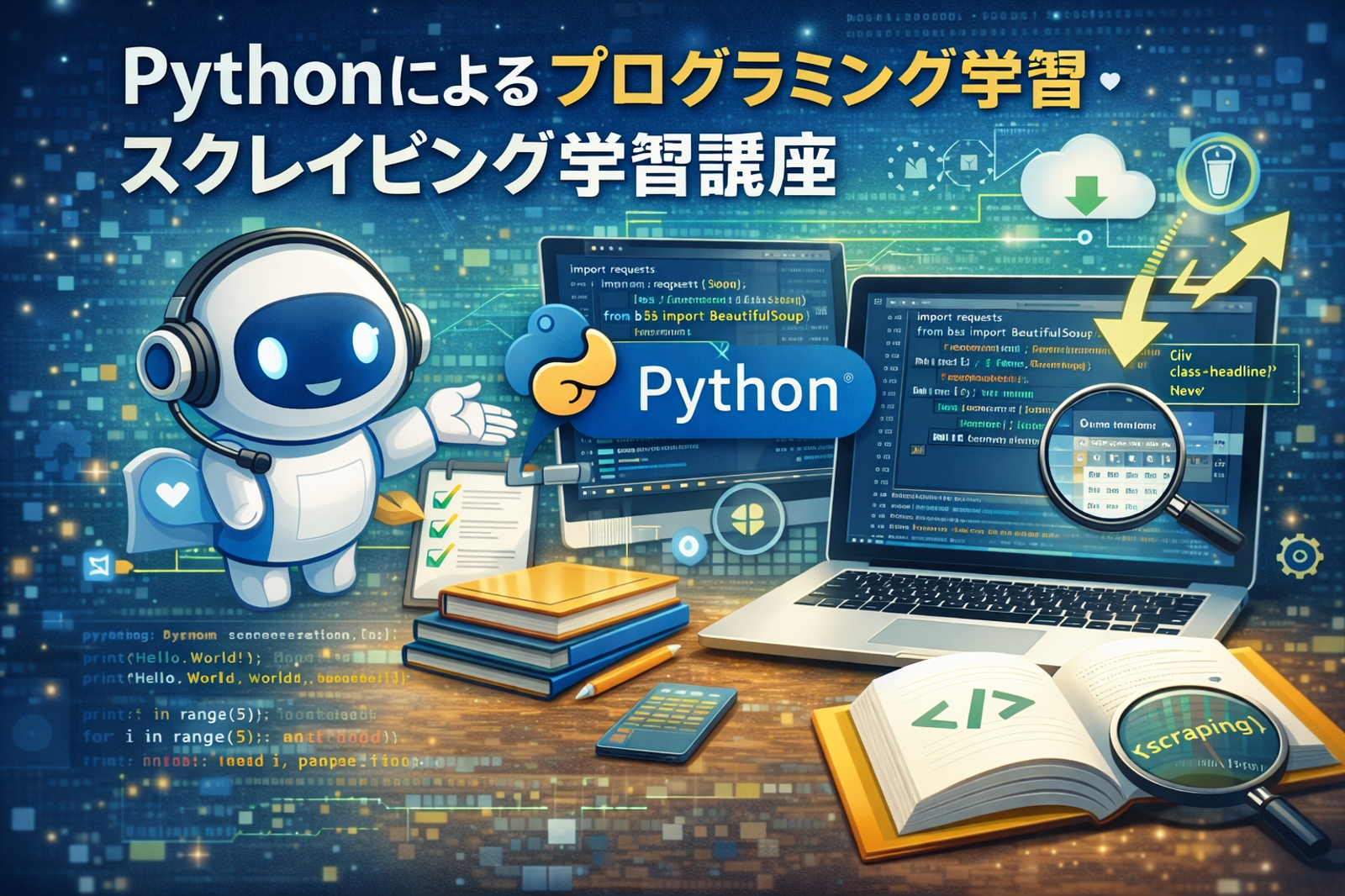Pythonでの自動化・スクレイピング・アプリ開発などをサポートします！-image1