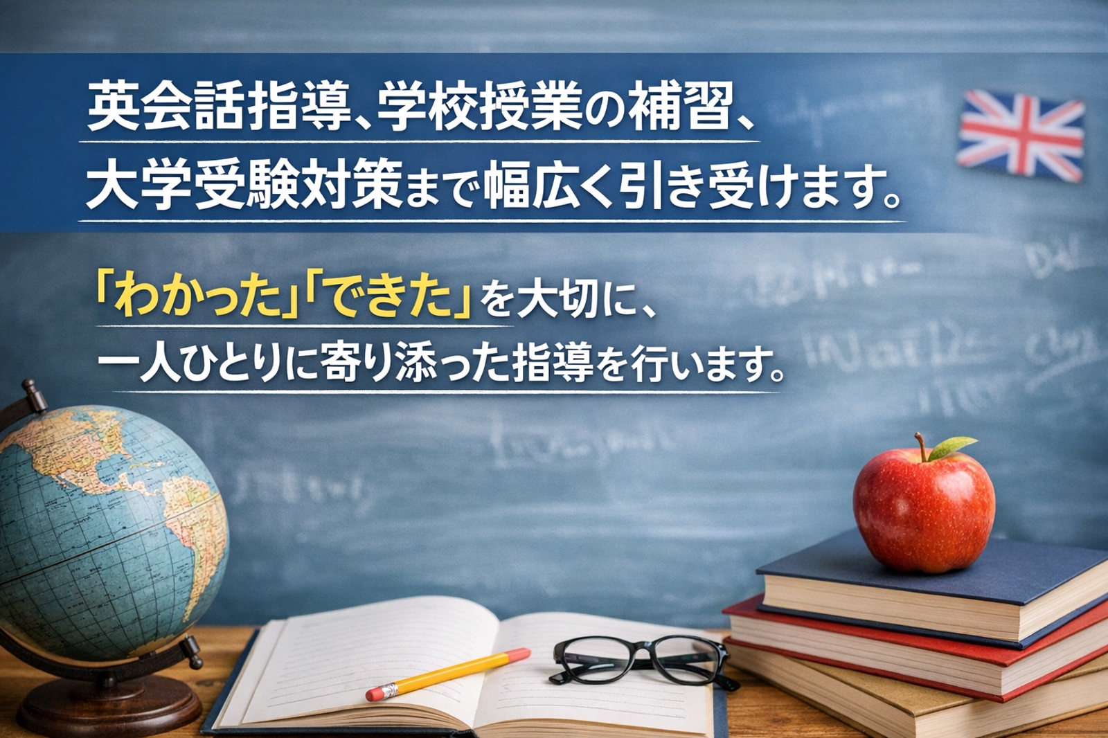 【英語補習】教員歴20年！中学生の補習から大学受験英語、英会話まで！【「できた！」】-image1