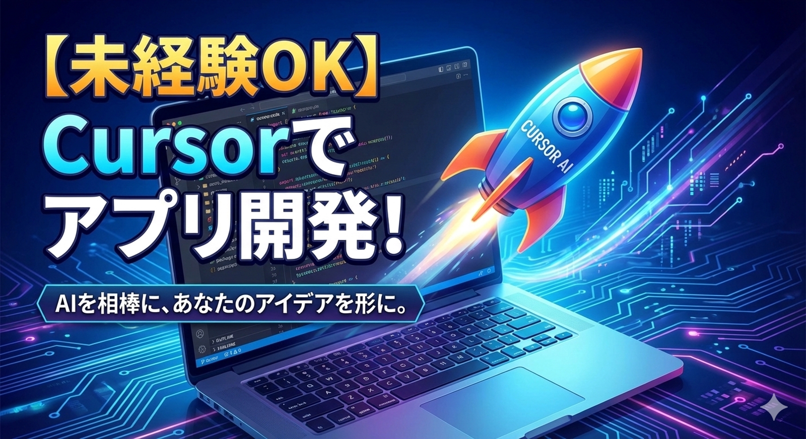 【未経験OK】Cursorを使ってアプリ開発ができるようになるまでサポートします！-image1
