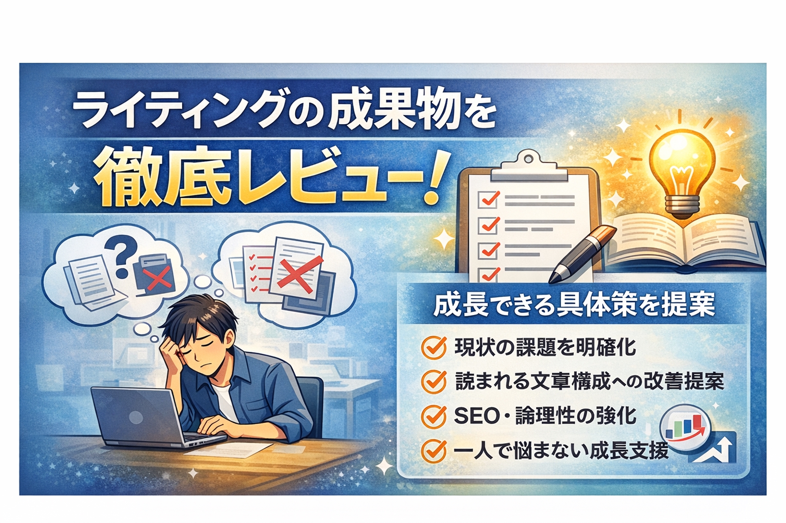 【未経験OK】文章に自信がない方へ丁寧に基礎からサポートします-image1