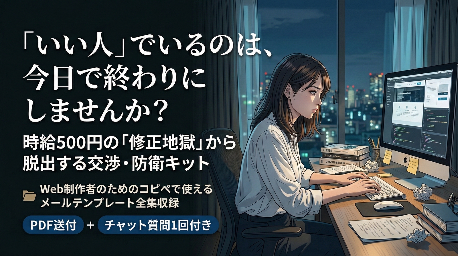 『修正地獄』脱出＆単価アップ交渉術！ ～時給500円の「都合のいい人」からプロのパートナーへ～-image1