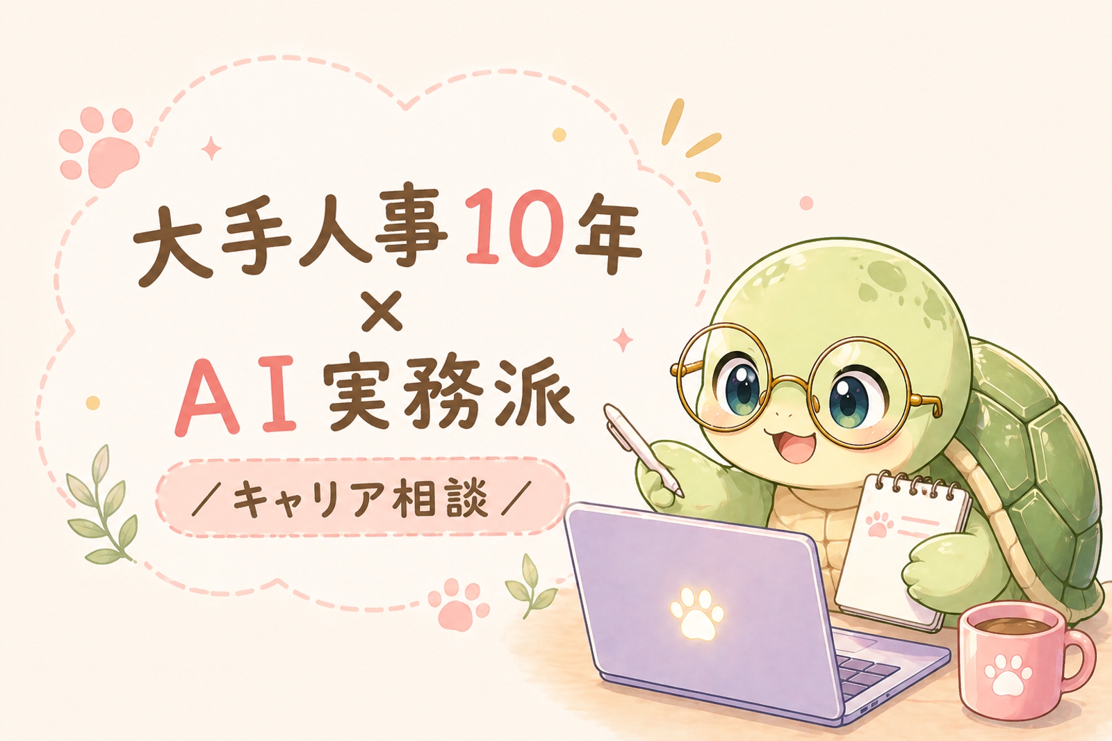 大手人事10年×AI実務派が、キャリアとAI活用の相談に乗ります🐢-image1