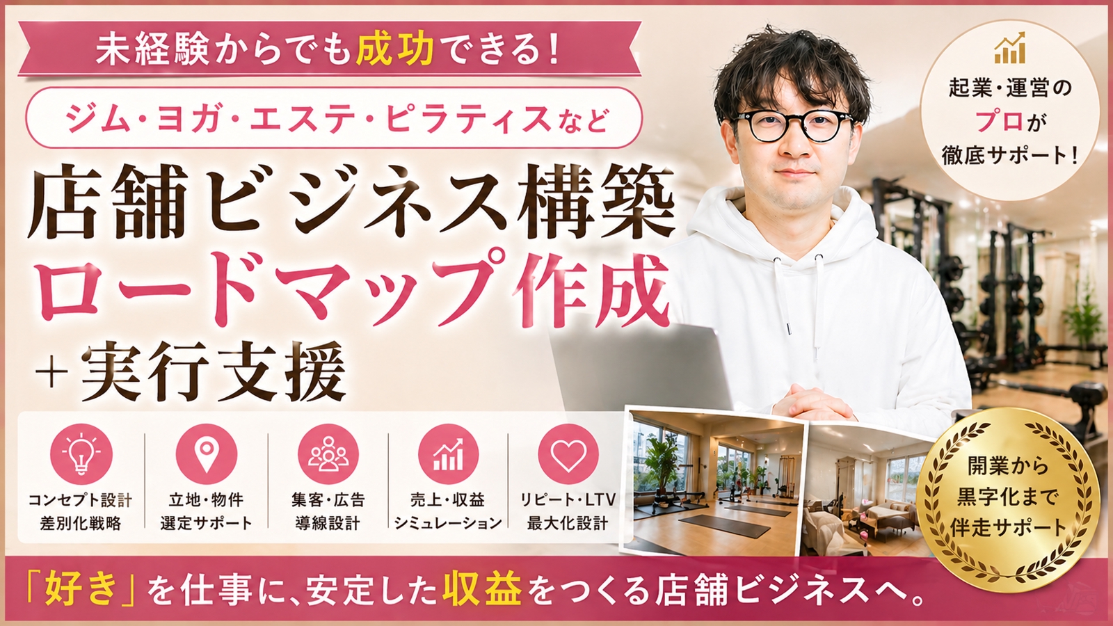 店舗ビジネス（ジム・ヨガ・ピラティスエステ等）起業塾-image1