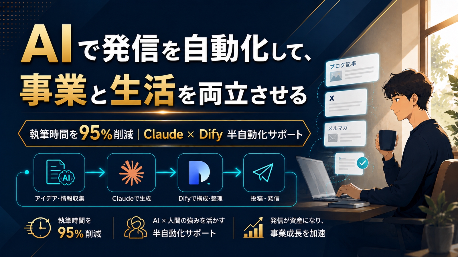 【note効率化】Dify×Claudeで執筆時間95%削減！半自動化サポート-image1