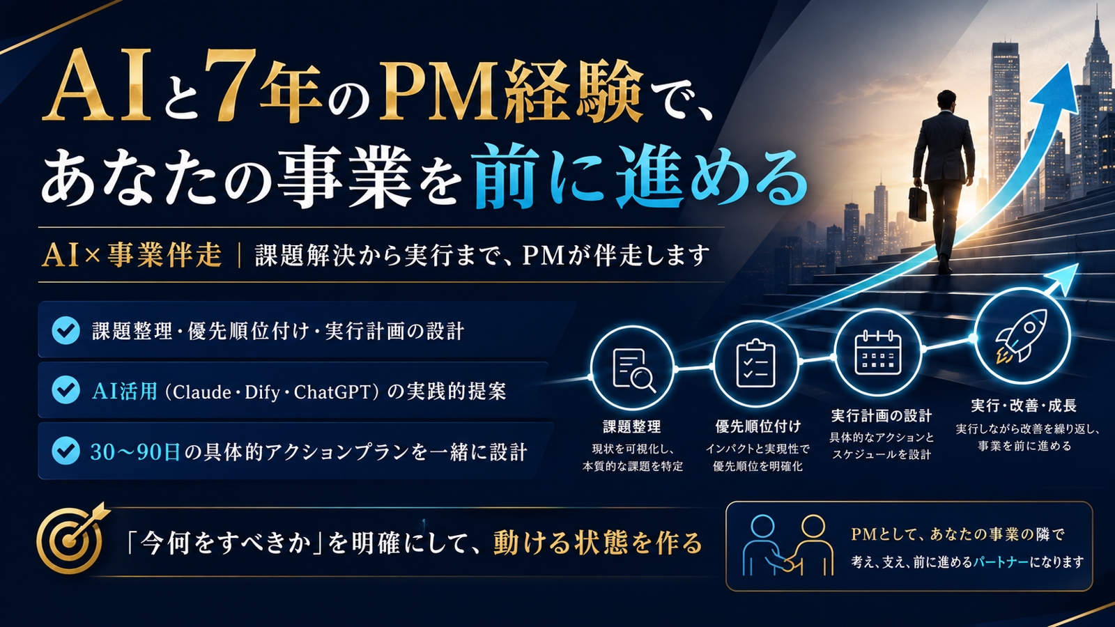 【AI×事業伴走】課題解決から実行まで、PMが伴走します-image1