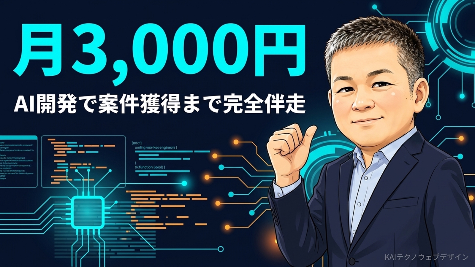 【月3,000円】AI開発で案件獲得できるまで完全伴走します-image1