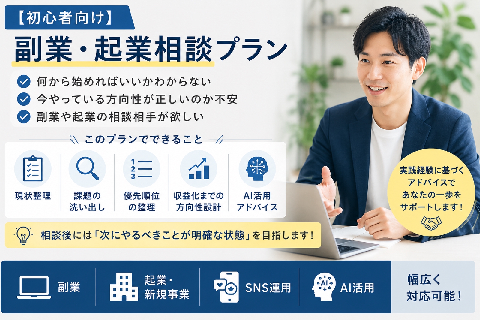 【初心者向け】副業・起業相談プラン-image1