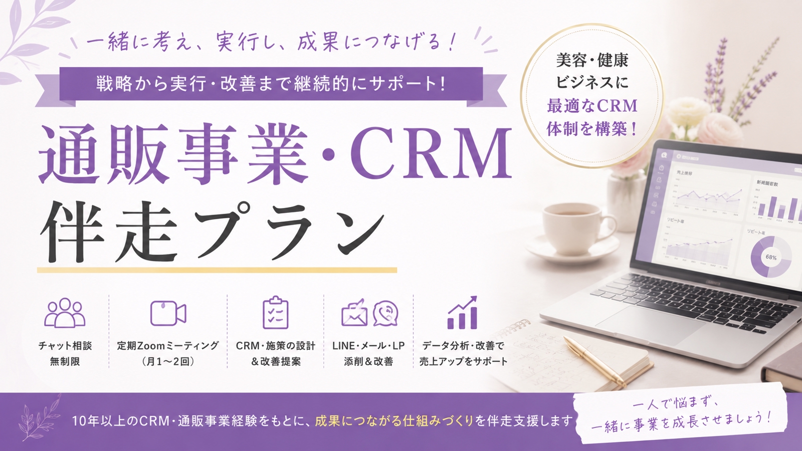通販事業の成長を、継続的にサポートします。-image1