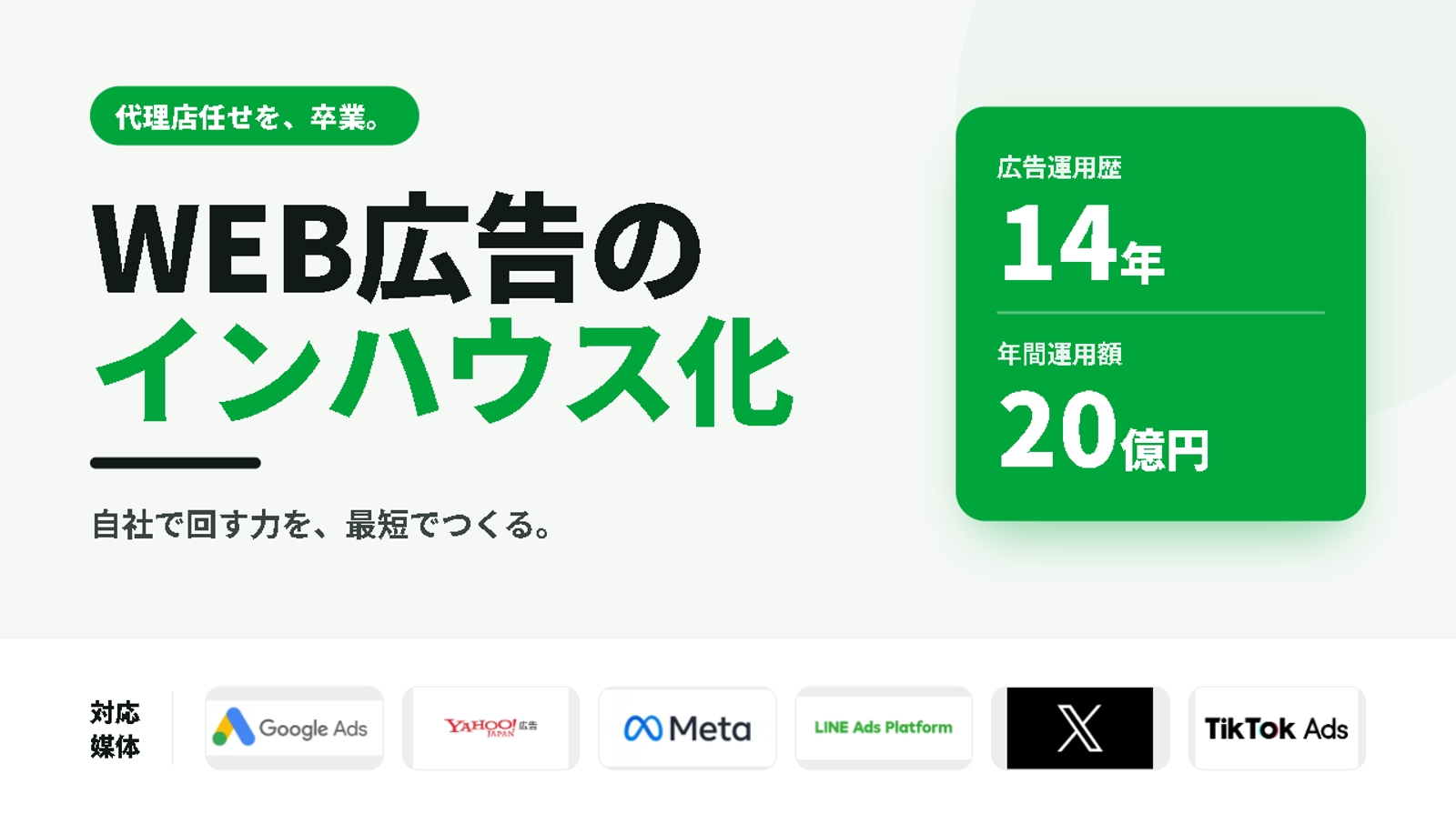 【未経験の担当者OK】年間20億円を自社運用したプロがWEB広告のインハウス化を伴走-image1