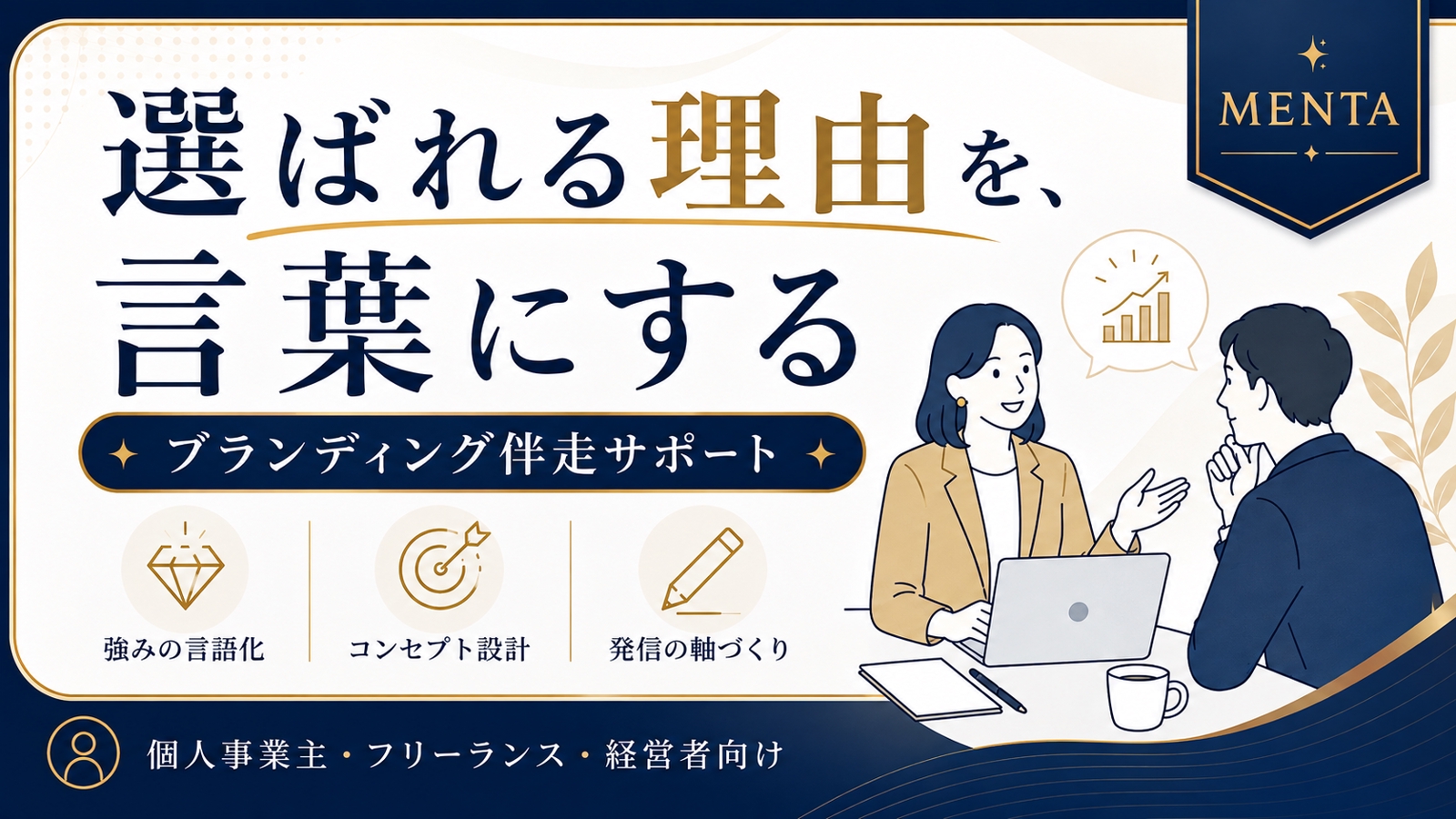 あなた・事業の強みを言語化し、選ばれるブランドづくりを伴走します-image1