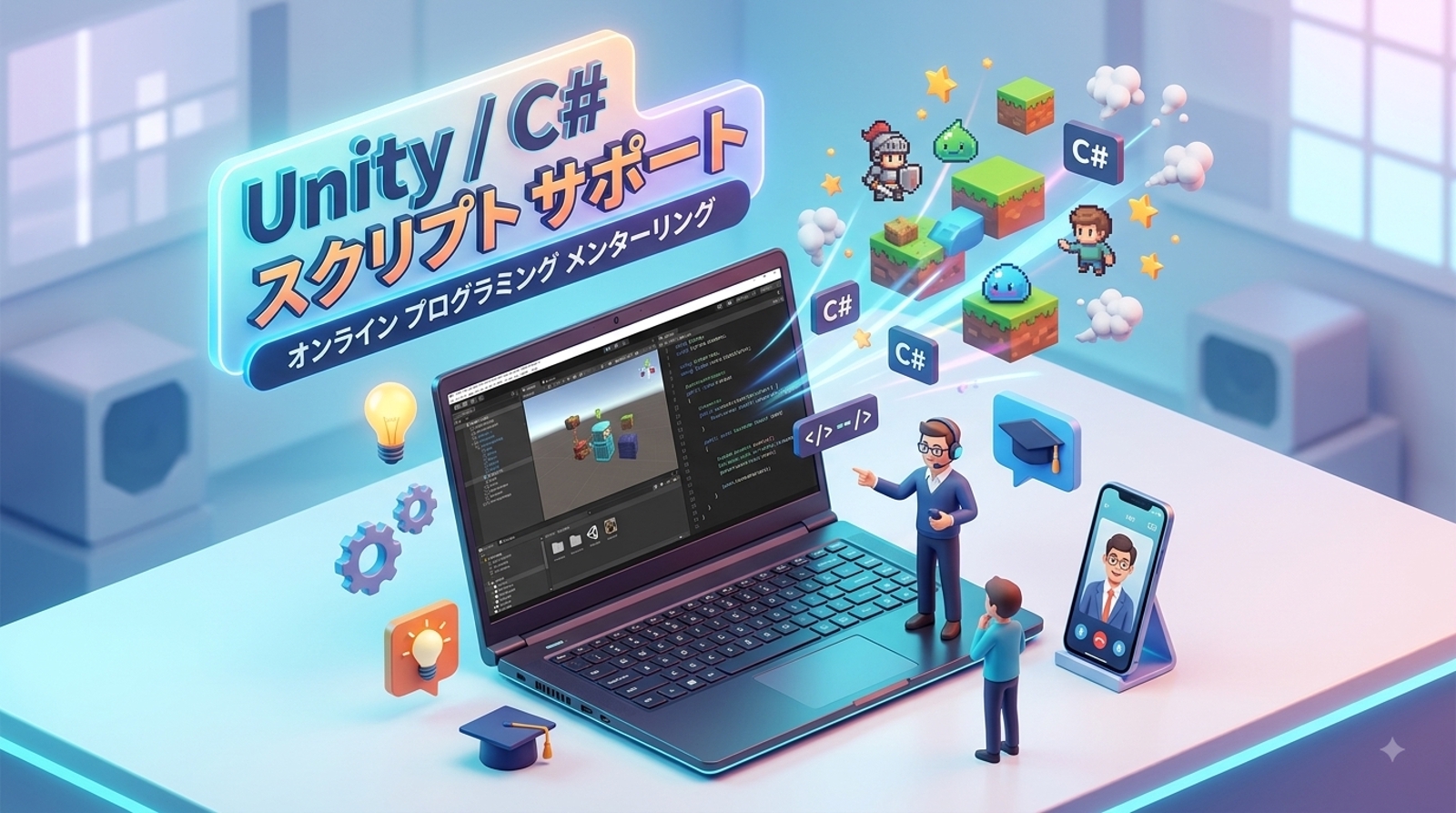 【初心者・独学向け】Unity / C# スクリプトの質問・エラー解決サポート！-image1
