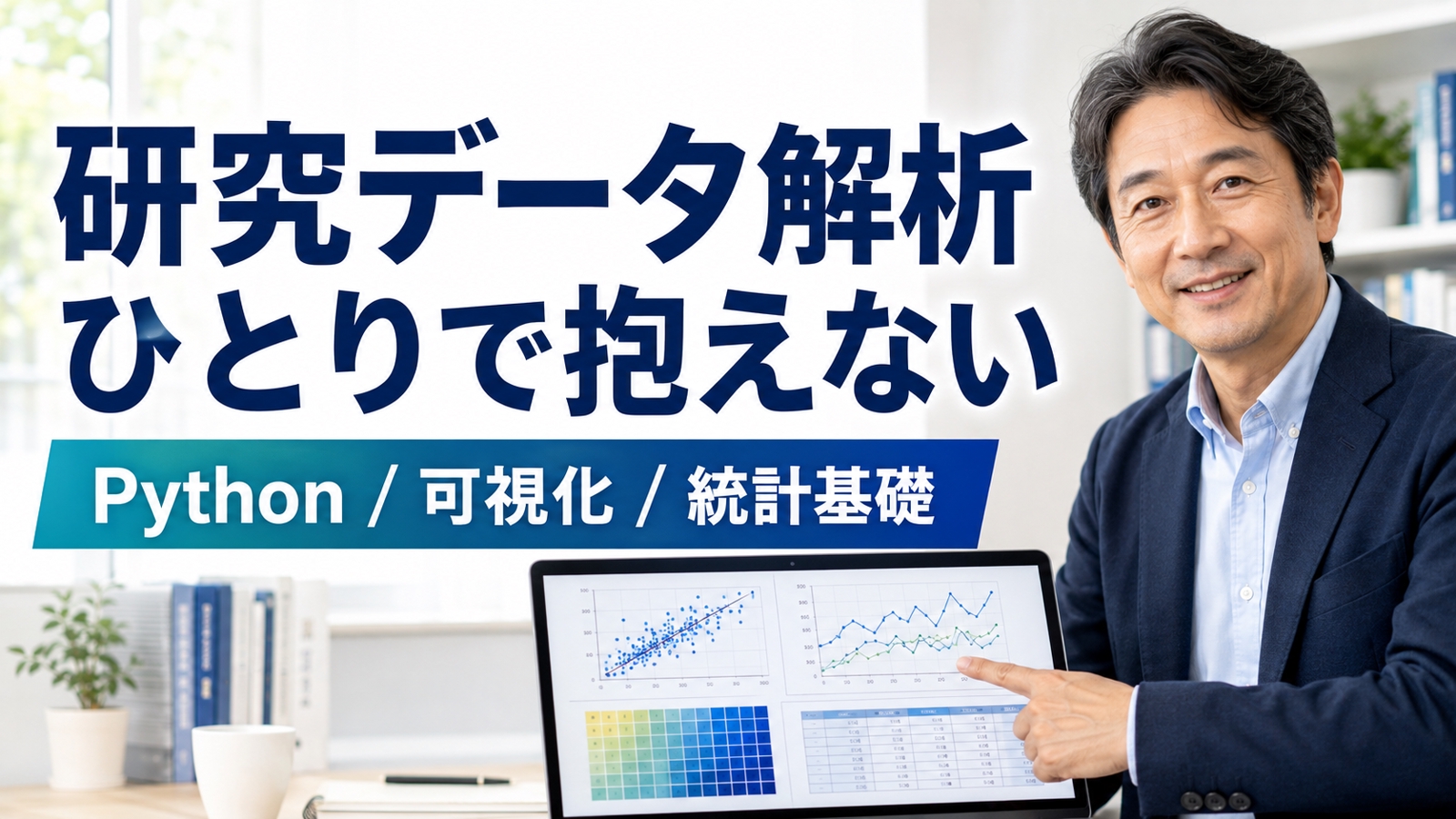 【研究者・大学院生歓迎】Pythonで研究データ解析・可視化を伴走します-image1