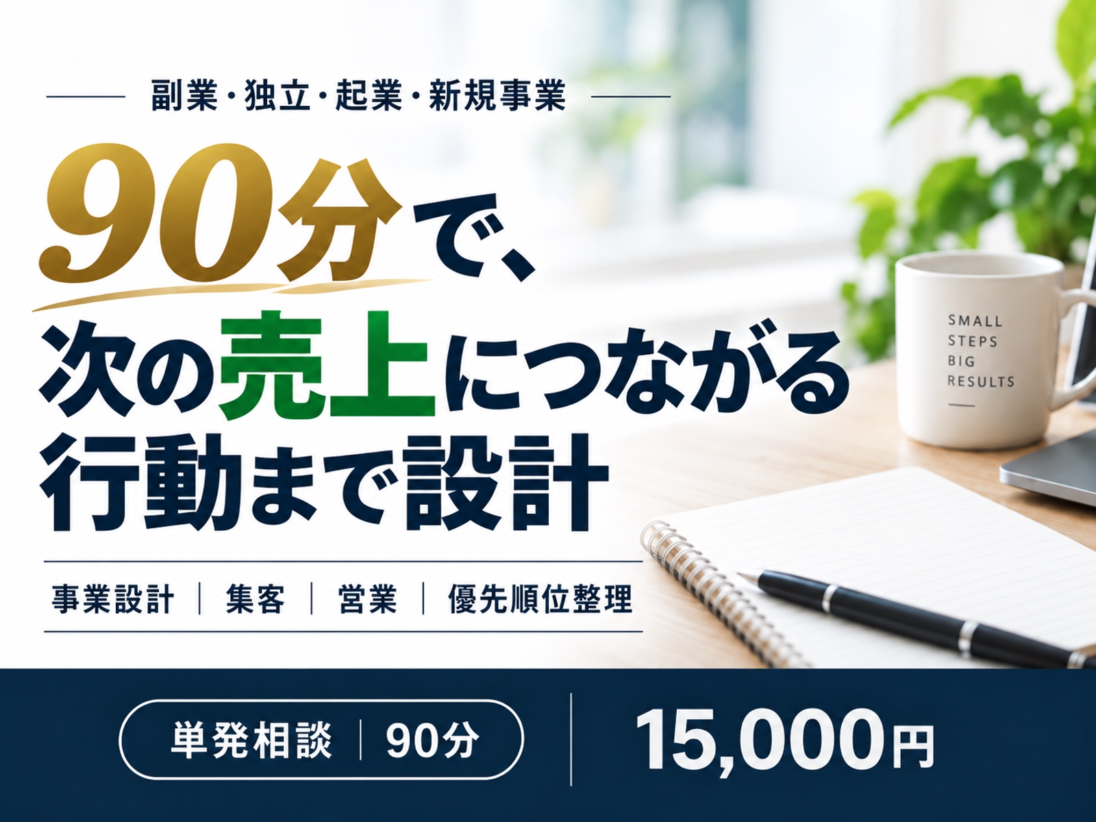 90分｜事業を整理して「次の売上につながる行動」まで設計します-image1