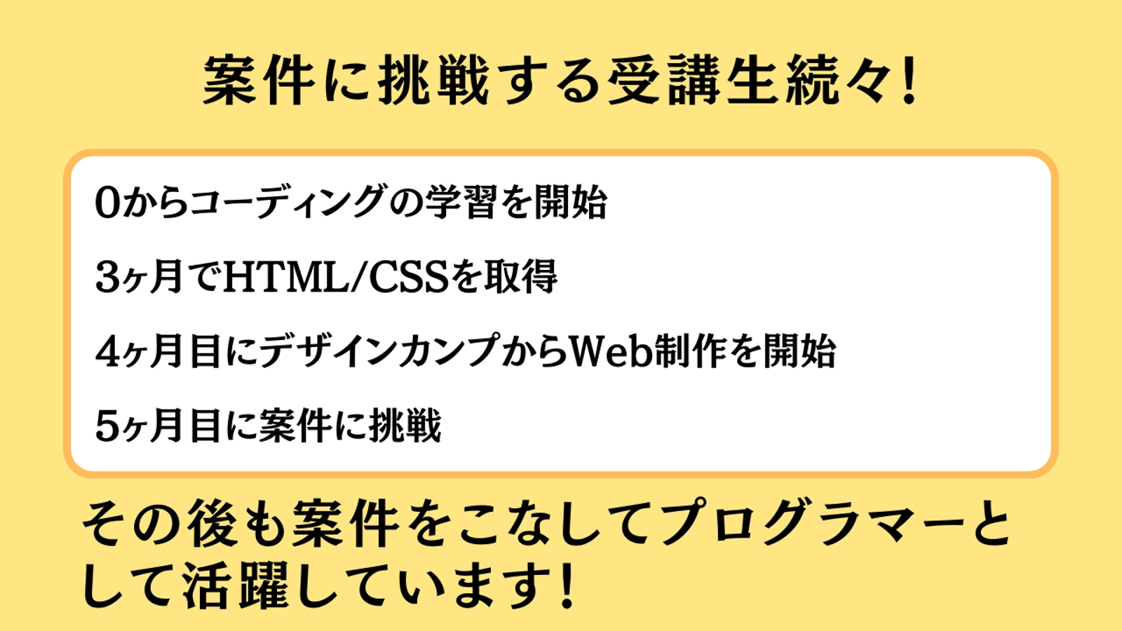 【未経験からの挑戦OK】🔥プログラミングで転職または独立まで徹底サポート！-image5