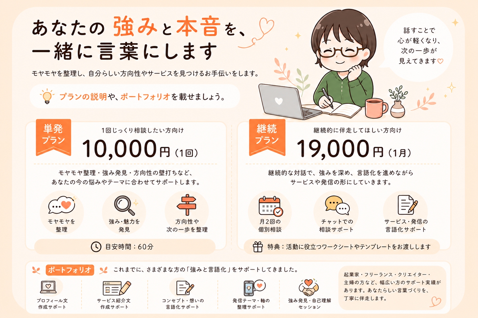 あなたの強みと本音を言語化し、方向性を整理します-image2