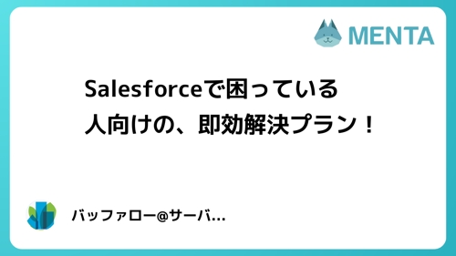【お急ぎ相談可能】Salesforce駆け込み寺！！-image1