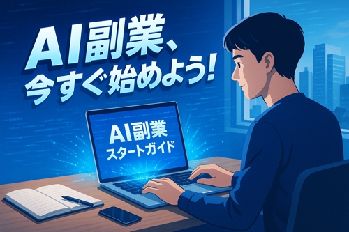 AIを使用して副業で稼ぐためのサポートをします！