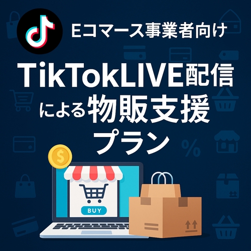 【TikTok元社員が支援！】Eコマース事業者向け｜TikTokLIVE配信による物販支援プラン-image1