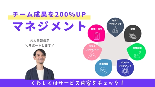 【管理職専門】チーム成果を200%向上させる｜週1伴走型マネジメント強化プログラム