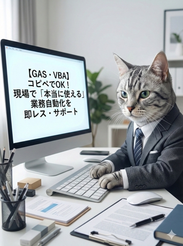【GAS・VBA】コピペでOK！現場で「本当に使える」業務自動化を即レス・サポート