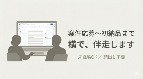 【未経験OK】AIライティングで案件応募〜初納品まで伴走します-image1