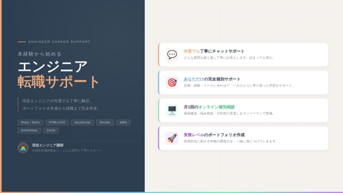 【未経験歓迎】Ruby・Ruby on Rails について何でも相談受け付けます！-image1