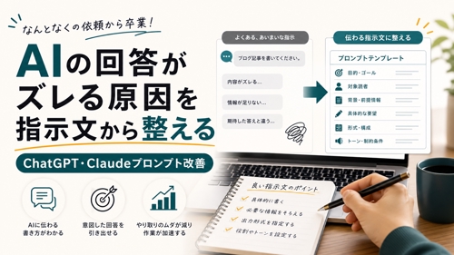 【気軽に相談】プロンプト改善相談