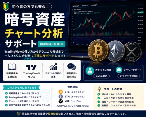 暗号資産投資の始め方・チャートの見方をサポートします-image1