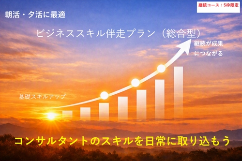 【朝活・夕活に最適】ビジネススキル伴走プラン（総合型）-image1