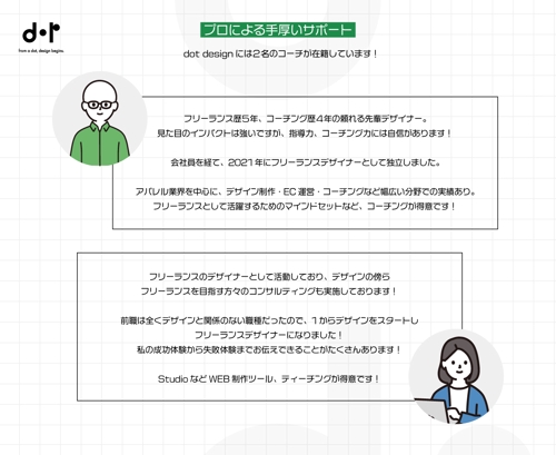 【コスパ最強！】初心者から新人デザイナーまで！あなたにあった成長をサポートします！-image4