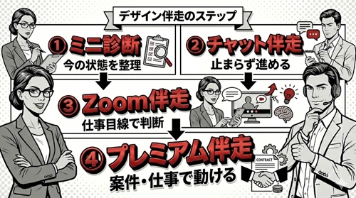 【もう迷わない】「これで合ってる？」が消える一人で止まらないデザイン思考・伴走教室-image3