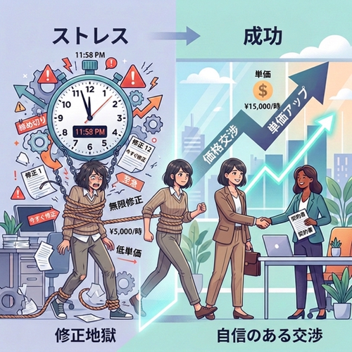 『修正地獄』脱出＆単価アップ交渉術！ ～時給500円の「都合のいい人」からプロのパートナーへ～-image2