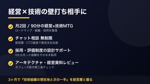 スタートアップ向け｜外部CTOの技術顧問プラン（月2回壁打ち）-image2