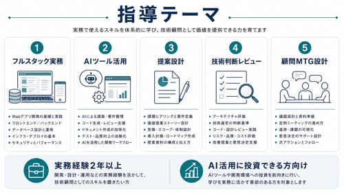 AI時代の技術顧問育成｜判断力と提案力を鍛える伴走-image3