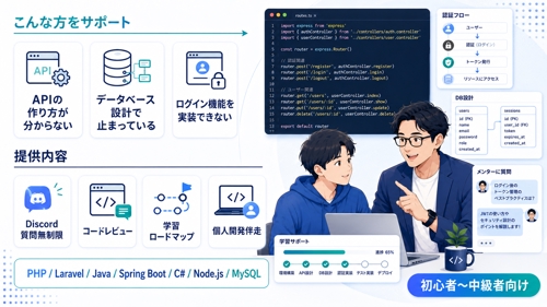 SQL・Java・API開発などの悩みを解決｜現役CTOがバックエンド学習を伴走-image2